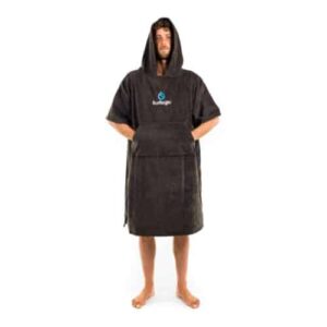 Surflogic Poncho volwassen (zwart)