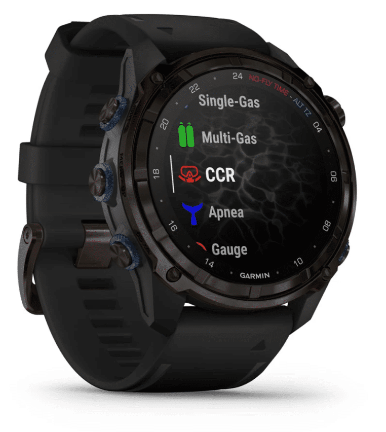 Garmin Descent Mk3i 51mm Koolstofgrijs silicone band