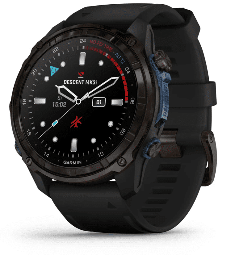 Garmin Descent Mk3i 51mm Koolstofgrijs silicone band - Afbeelding 2