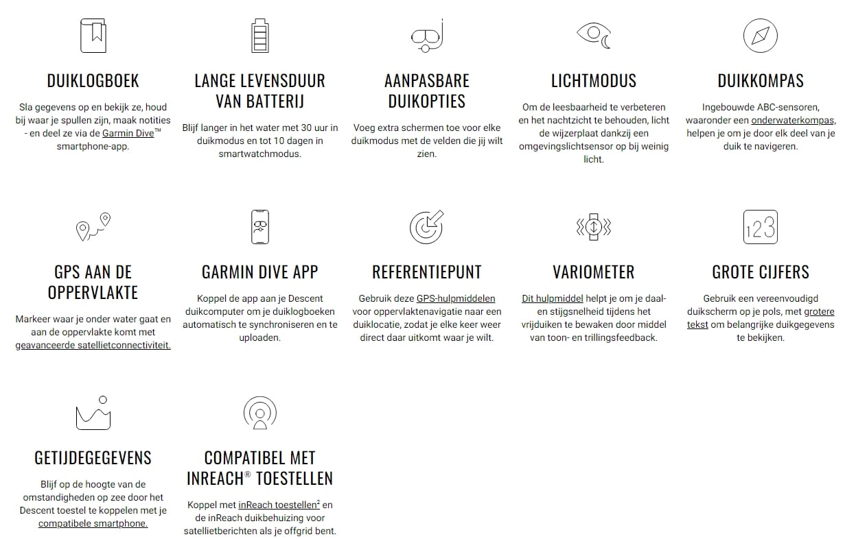 Garmin Descent Mk3i 51mm Koolstofgrijs Titanium band - Afbeelding 6