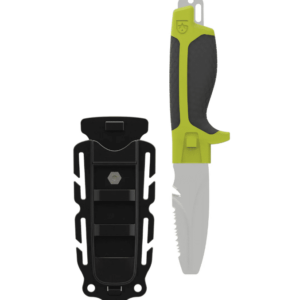 GearAid TANU NavGreen Dive and Rescue knife + BCD bevestiging