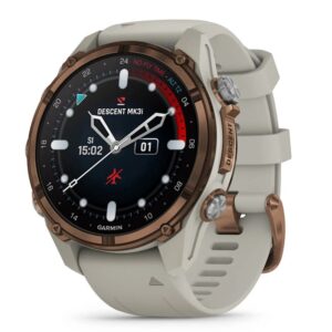 Garmin Descent Mk3i 43mm Brons silicone band