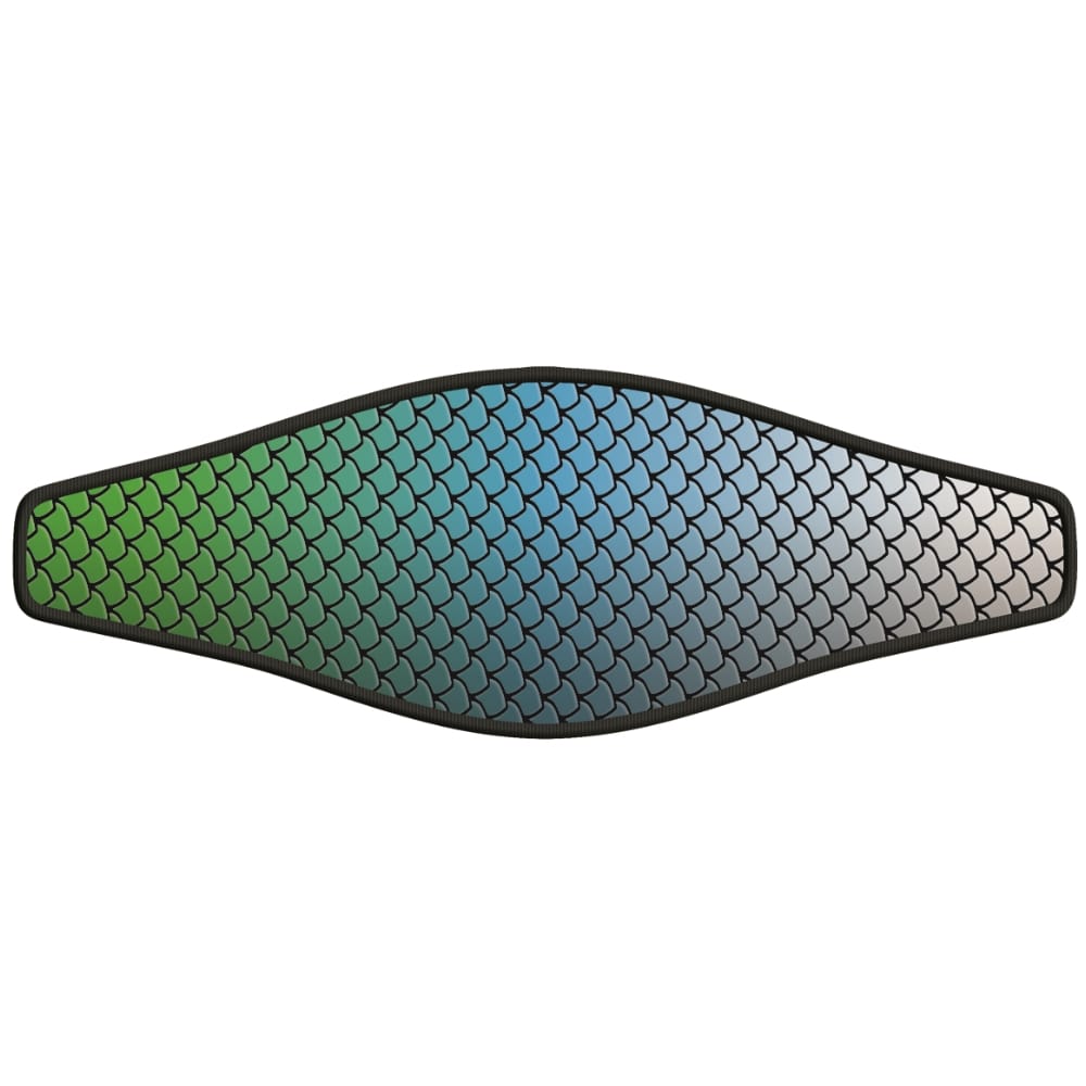 Strap Wrapper Visschubben blauw